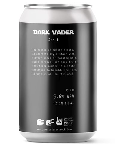 Dark Vader American Stout | Paper Scissors Rock Brewery